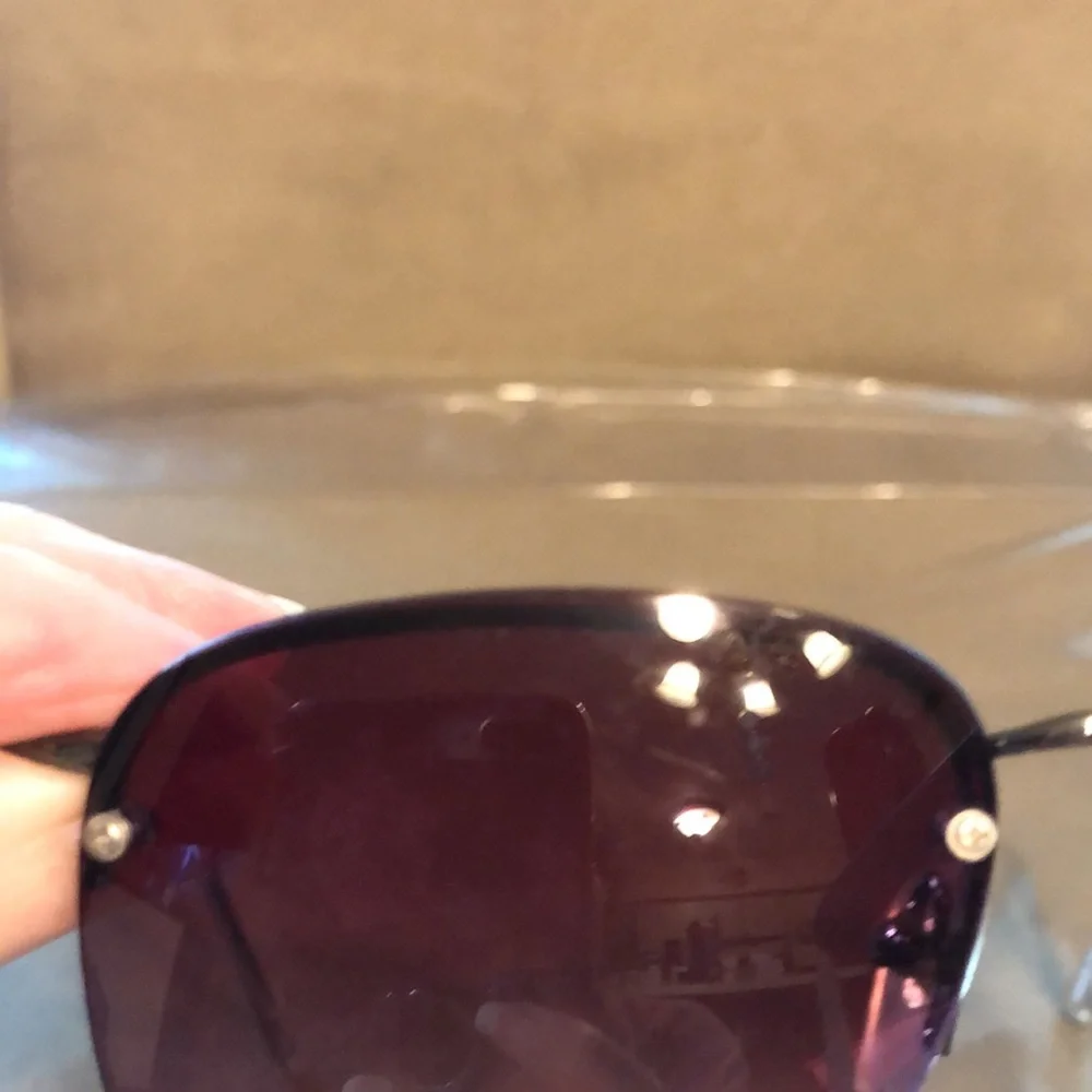 Rhinestone Cross Metal Frame Sunglasses